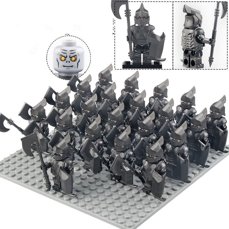 21pcs Heavy Armored Gundabad Orcs Army The Hobbit Lord Of The Rings Minifigures