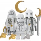 3pcs Marvel Moon Knight Mr. Knight Khonshu the Golden scarab Minifigures Toys