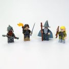 4pcs Gandalf Aragorn Legolas Gimli The Lord of the Rings Minifigures Toys
