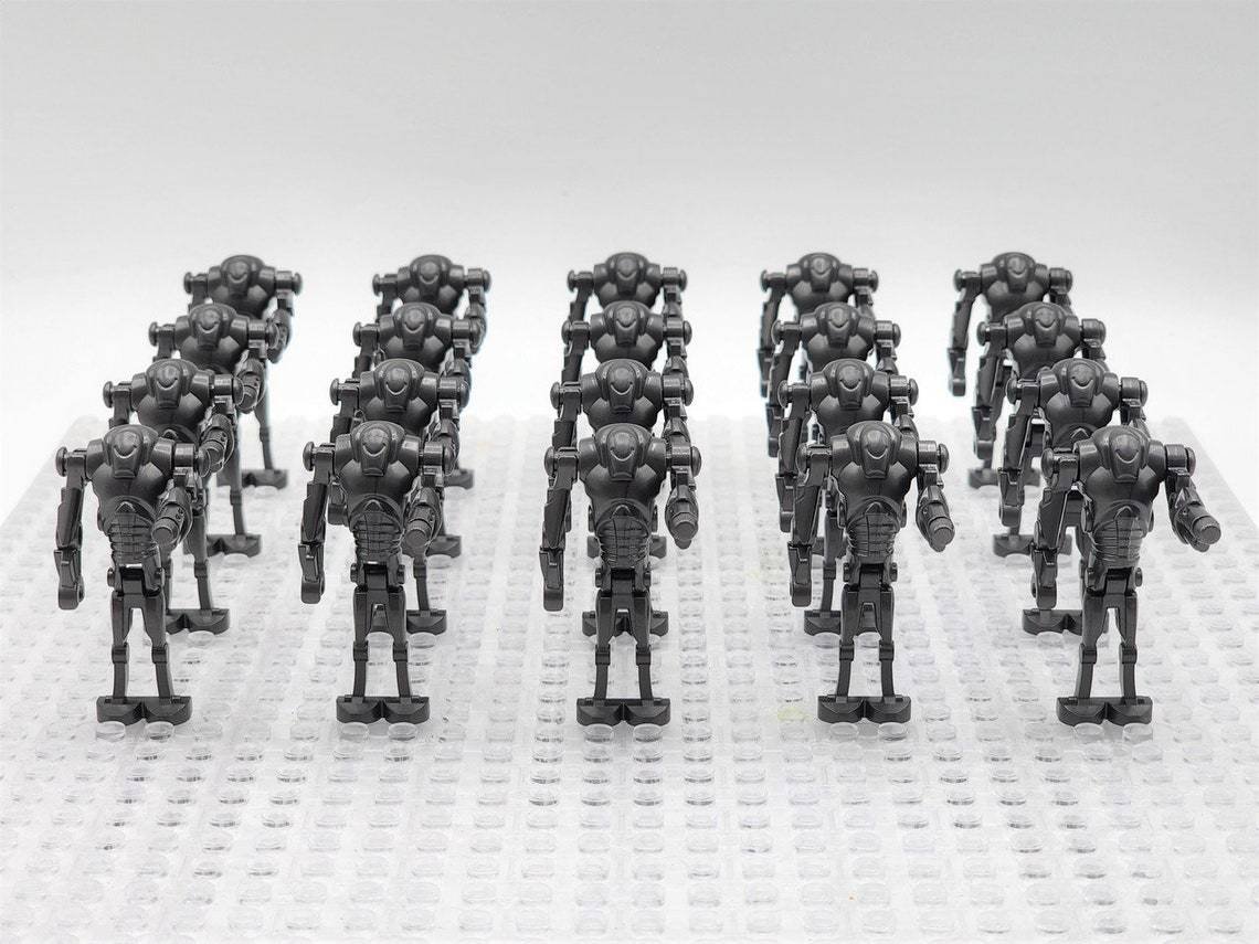 20pcs B2 Super Battle Droids (with Cannon Arm) Star Wars Minifigures Toys
