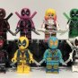 8pcs Various Deadpool Rosa Gwenpool Tron Xmen X-Force Minifigures