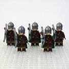 5pcs Rohirrim Archers The Rohan Soldiers The Lord of the Rings Minifigures