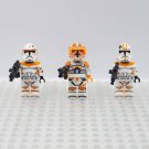3pcs Commander Cody Waxer Boil The 212th Attack Battalion Star Wars Minifigures