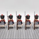 5Pcs French Fusilier soldiers French Line Infantry Napoleonic Wars Minifigures