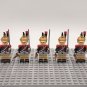 5Pcs French Dragoons Cavalry French Army Soldiers Napoleonic Wars Minifigures