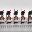 5Pcs Swiss 4th Line Infantry Grenadiers Swiss Army Napoleonic Wars Minifigures