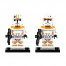 2Pcs Clone Trooper Boil and Waxer (212th Attack Battalion) Star Wars Minifigures