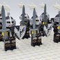 10pcs Castle Kingdoms Falcon Knight (Dragon armor and Falcon shield) Minifigures