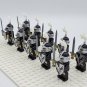 10pcs Castle Kingdoms Falcon Knight (Dragon armor and Falcon shield) Minifigures