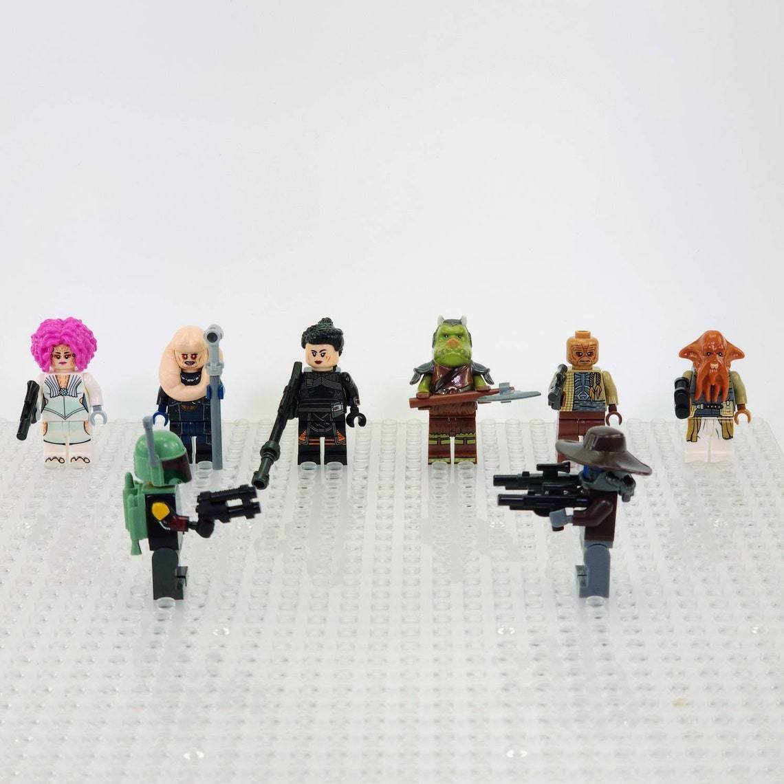 8pcs Star Wars Boba Fett Cad Bane Fennec Shand Gamorrean and more Minifigures