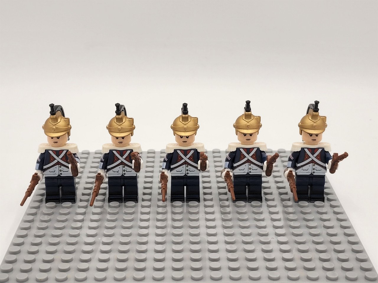 5Pcs Dutch Dragoons Cavalry The Dutch Army Napoleonic Wars Minifigures