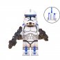 10pcs Star Wars Anakin Darth Vader 501st Legion Captain Rex Echo Kix Minifigures