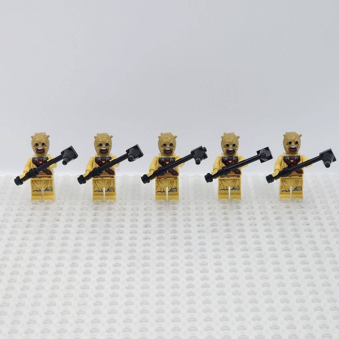 5pcs Tusken Raiders Star Wars Mandalorian The Book Of Boba Fett Minifigures