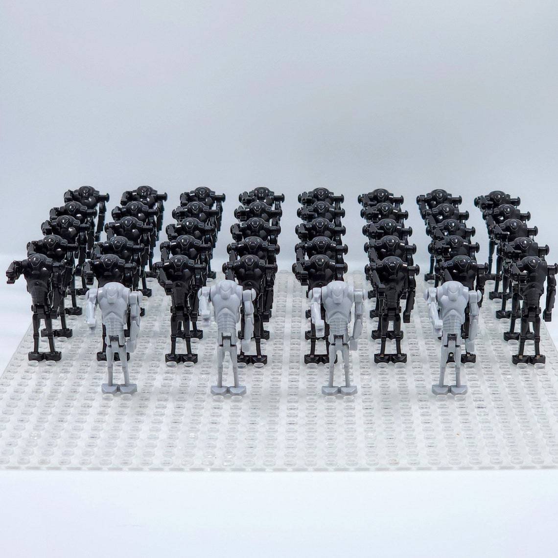44pcs Star Wars Super Battle Droids Army and Droids Commander Minifigures