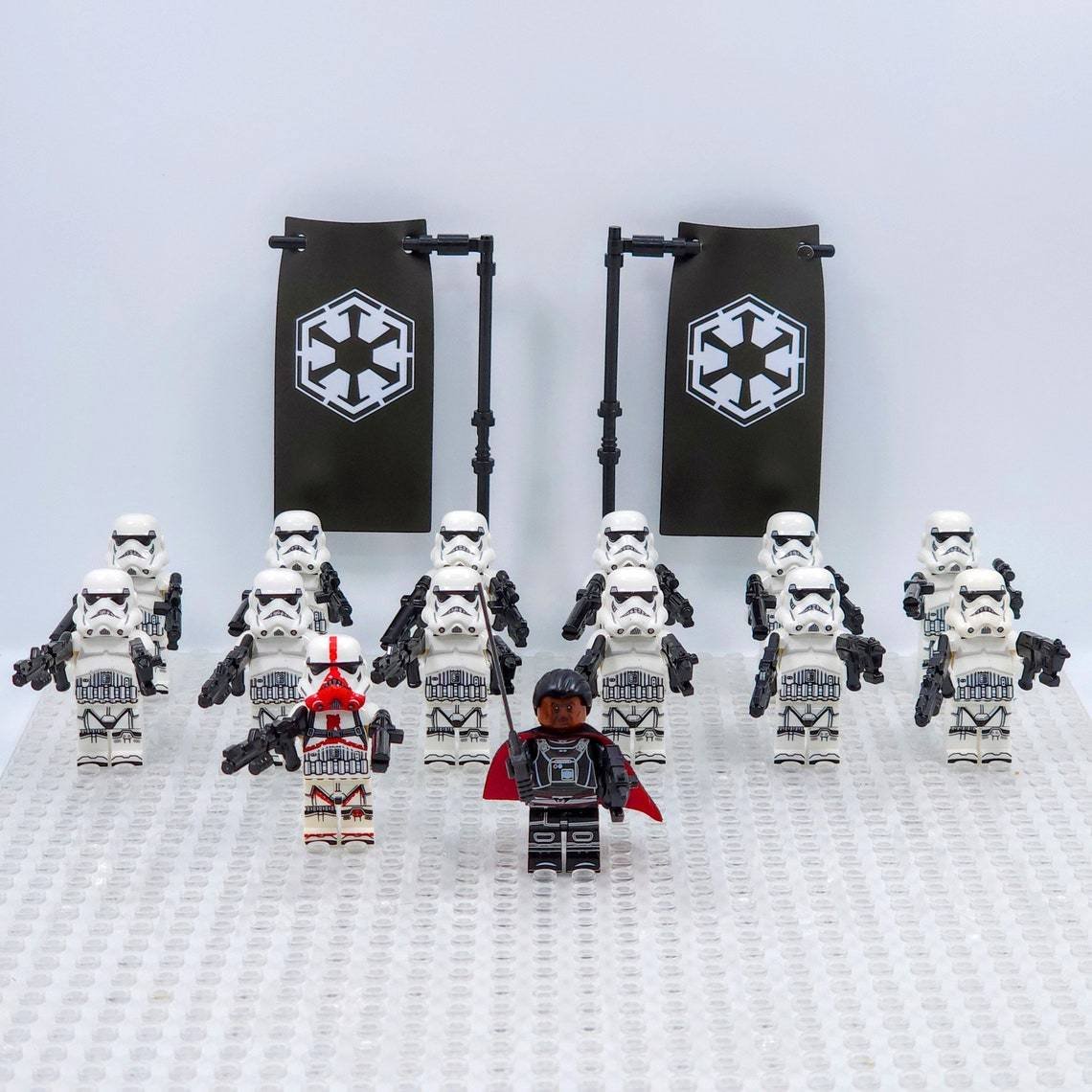 14pcs Star Wars Mandalorian Gideon Stormtrooper Incinerator trooper Minifigures