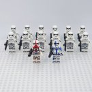 14pcs Star Wars Army Stormtrooper Commander Incinerator trooper Minifigures