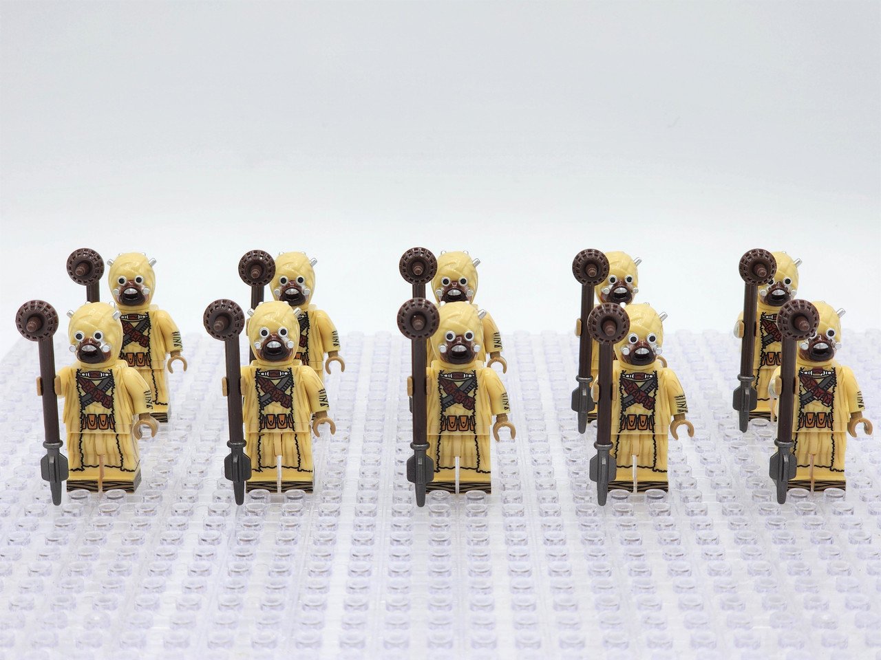 10pcs Tusken Raiders (Sand People) Star Wars The Book Of Boba Fett Minifigures