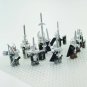 9pcs Lord of the Rings Heavy Armor Gondor Soldiers Fountain Guard Minifigures