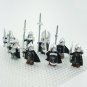 9pcs Lord of the Rings Heavy Armor Gondor Soldiers Fountain Guard Minifigures