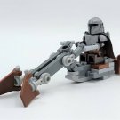 44pcs Star Wars The Mandalorian Zephyr-J Speeder Bike Minifigures Toys