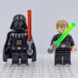 2pcs Star Wars Luke Skywalker Vs Darth Vader Minifigures Toys