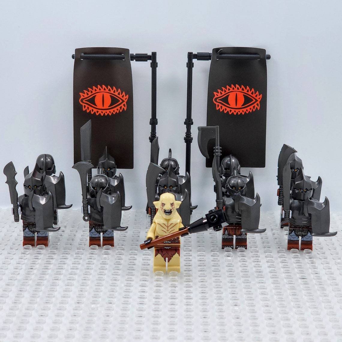 11pcs Gundabad Orcs Azog's army The Hobbit The Lord of the Rings Minifigures