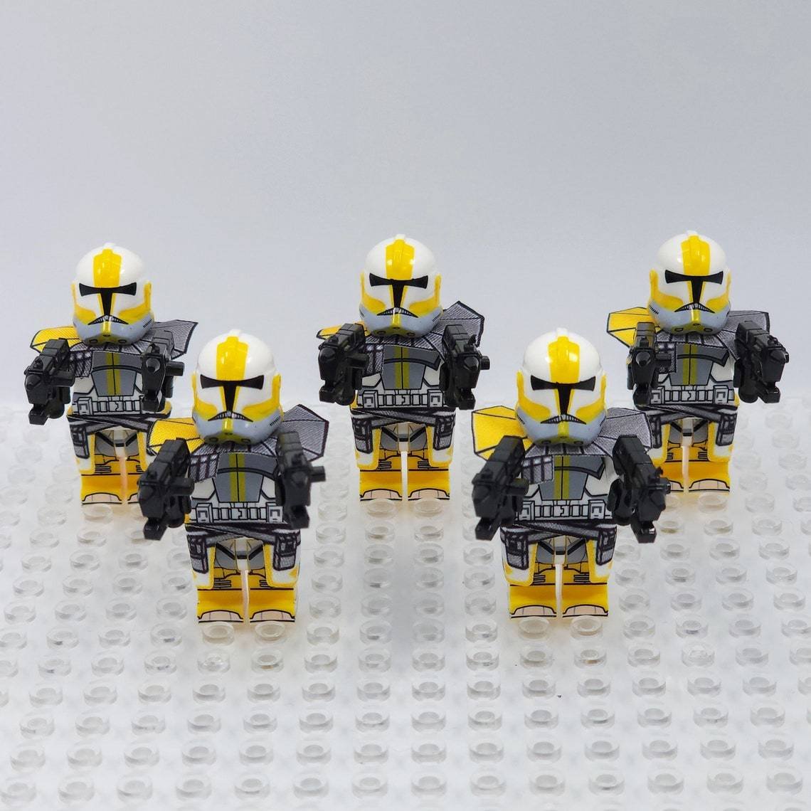 5pcs 327th Arc Troopers Star Wars 327th Star Corps Arc Troopers Minifigures Toys