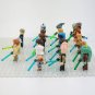 18pcs Star Wars Jedi Knight Luke Rey Obi-Wan Anakin Ahsoka Yoda Minifigures