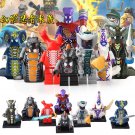 8pcs Ninjago Serpentine Snakes Pythor Chop'rai Skales Acidicus Bytar Minifigures