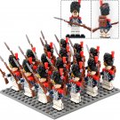 16pcs Napoleonic Wars French Imperial Guard Line Infantry Grenadier Minifigures