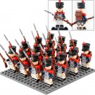 16pcs Napoleonic Wars French Fusiliers Line Infantry Soldiers Minifigures