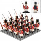 16pcs Napoleonic Wars Britain Army the British Fusilier Soldiers Minifigures