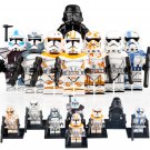 8pcs Star Wars Waxer and Boil Fives Stormtrooper Commander Wolfpack Minifigures