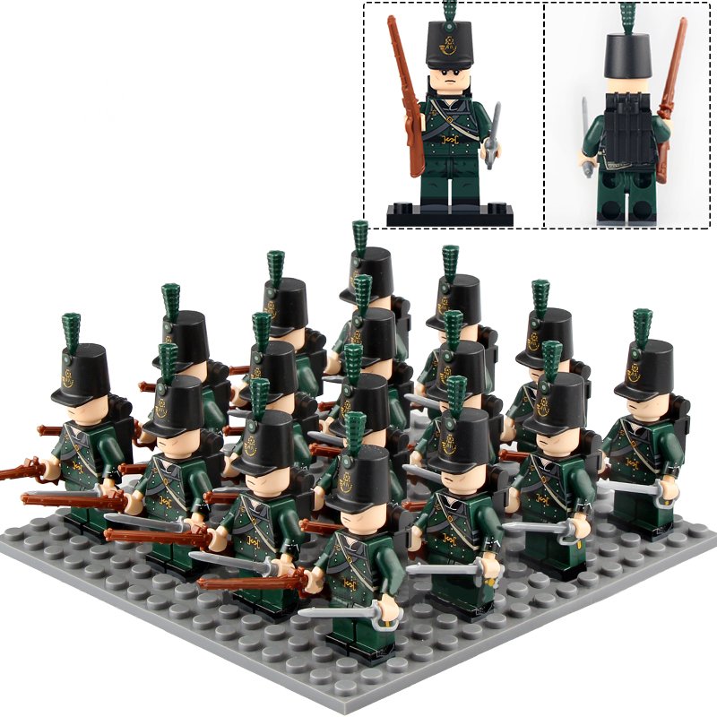 16pcs Napoleonic Wars British 95th Rifle Regiment the Britain Army Minifigures