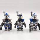 3pcs Star Wars 501st Legion ARC Troopers Echo Fives Captain Rex Minifigures