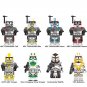 16pcs Star Wars The Bad Batch ARC Troopers Captain Grey Howzer Jesse Minifigures