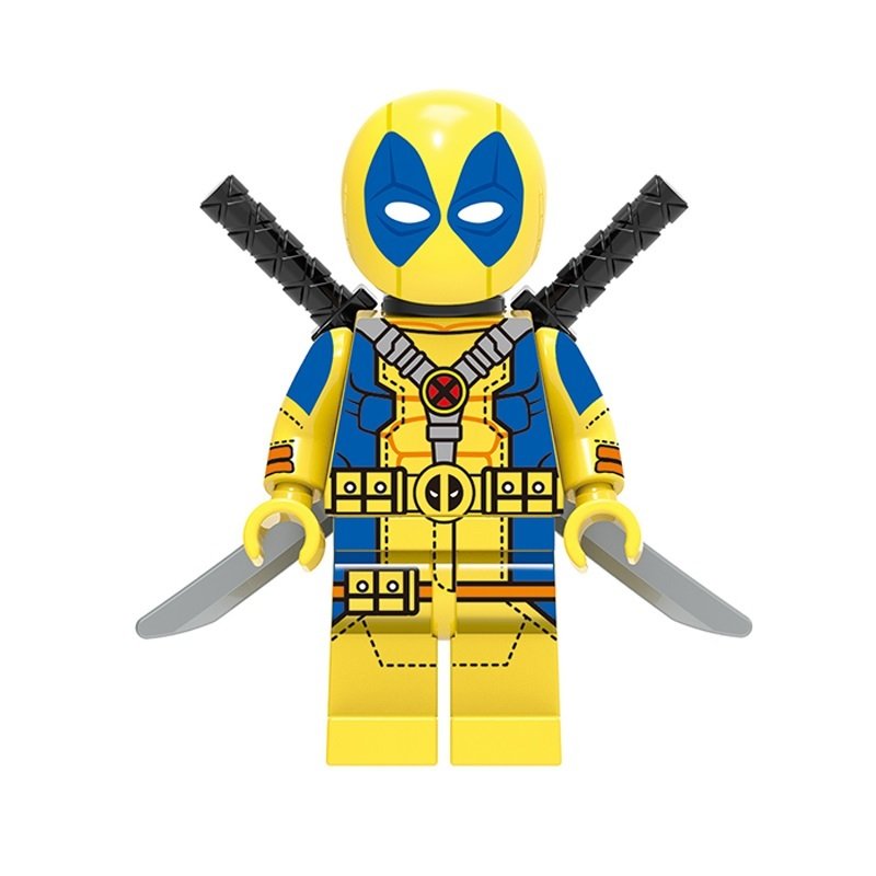 Deadpool Yellow X-Men Marvel Super Heroes Minifigures