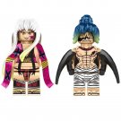 2pcs Daki and Gyutaro Demon Slayer Kimetsu no Yaiba Minifigures