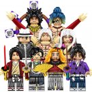 9pcs Demon Slayer Gyutaro Daki Doma Kokushibo Kaigaku Muzan Yoriichi Minifigures
