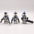 3pcs Star Wars 501st Legion Clone Trooper Hardcase Dogma Medic Kix Minifigures