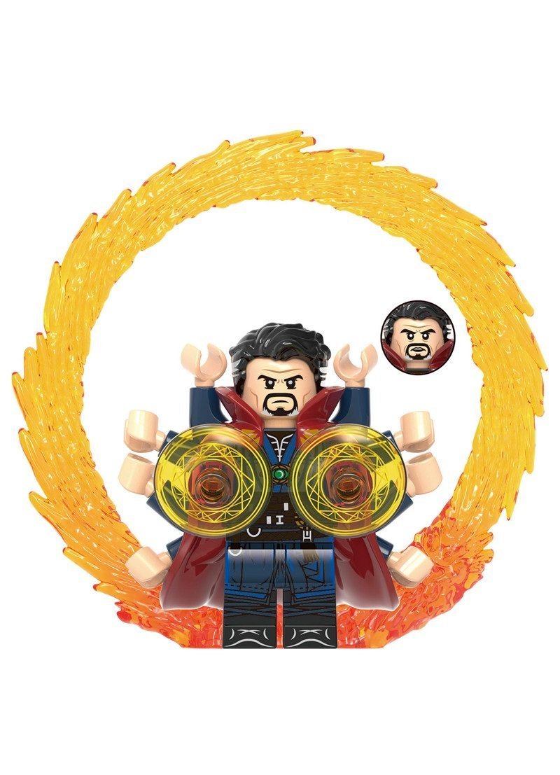 Doctor Strange (With Many Arms) and Portal the Multiverse of Madness Minifigures