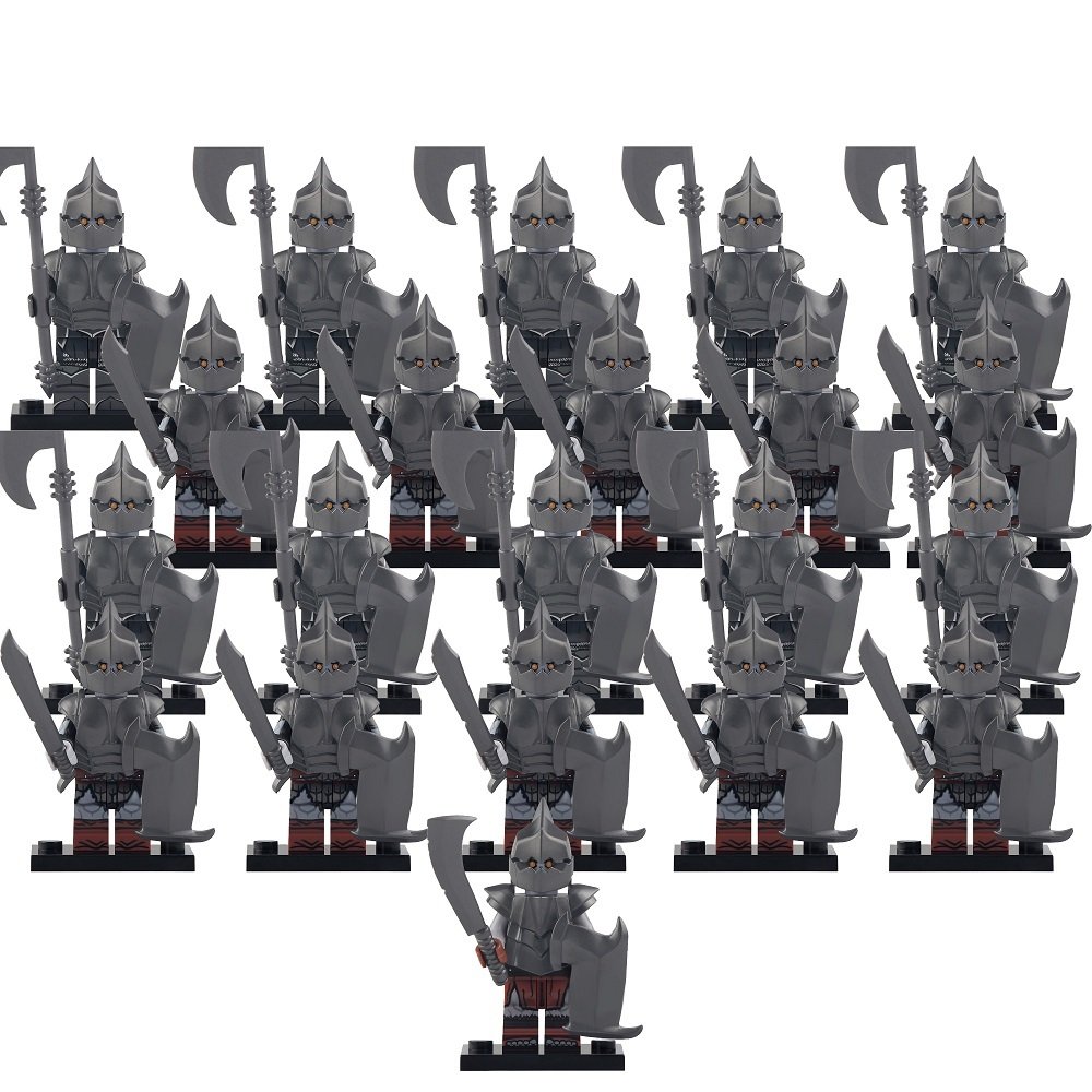 21pcs Lord of the Rings The Hobbit Gundabad Orc Army Armored Soldier Minifigures