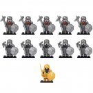 11pcs The Hobbit Dwarf Warriors King Thorin The Erebor Royal Guard Minifigures