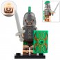 21pcs Medieval Roman Legion Officer Archers Soldiers Green Armour Minifigures