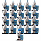 21pcs Medieval Roman Legion Centurion Soldiers Blue Armour Minifigures