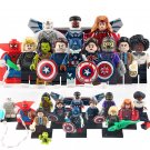 12Pcs Superhero Marvel What If WandaVision Loki Captain America Minifigures