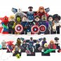 12Pcs Superhero Marvel What If WandaVision Loki Captain America Minifigures