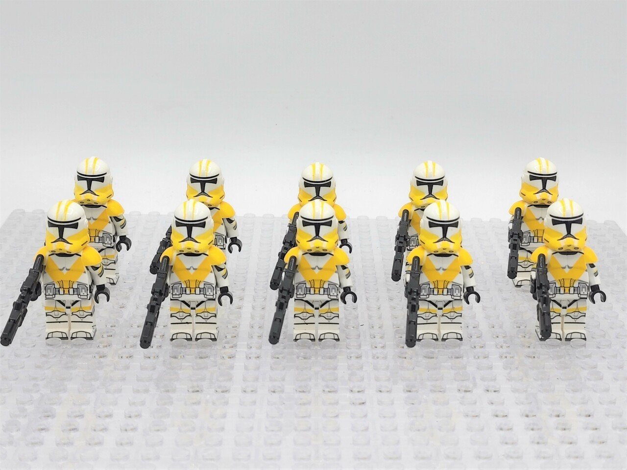 10pcs The 13th Battalion Star Wars Iron Battalion Clone troopers Minifigures