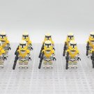 10pcs The 13th Battalion Star Wars Iron Battalion Clone troopers Minifigures