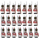 21pcs Napoleonic Wars The British Redcoat Soldiers British Fusilier Minifigures